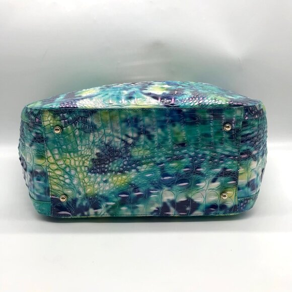 Brahmin Hydro Melbourne Croc Embossed Leather Carla Tote Bag - Picture 5 of 12